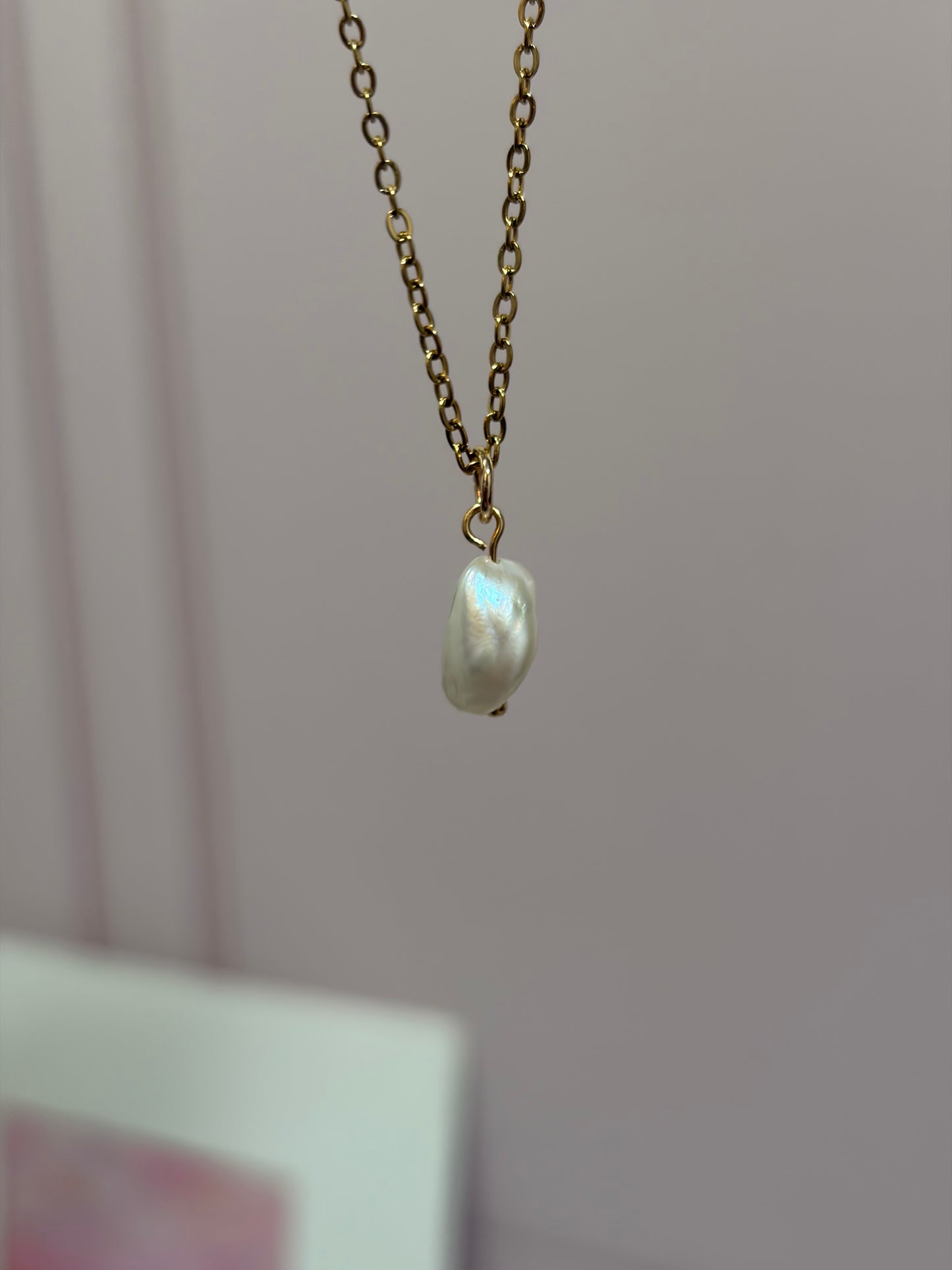 Collar Destello Perla