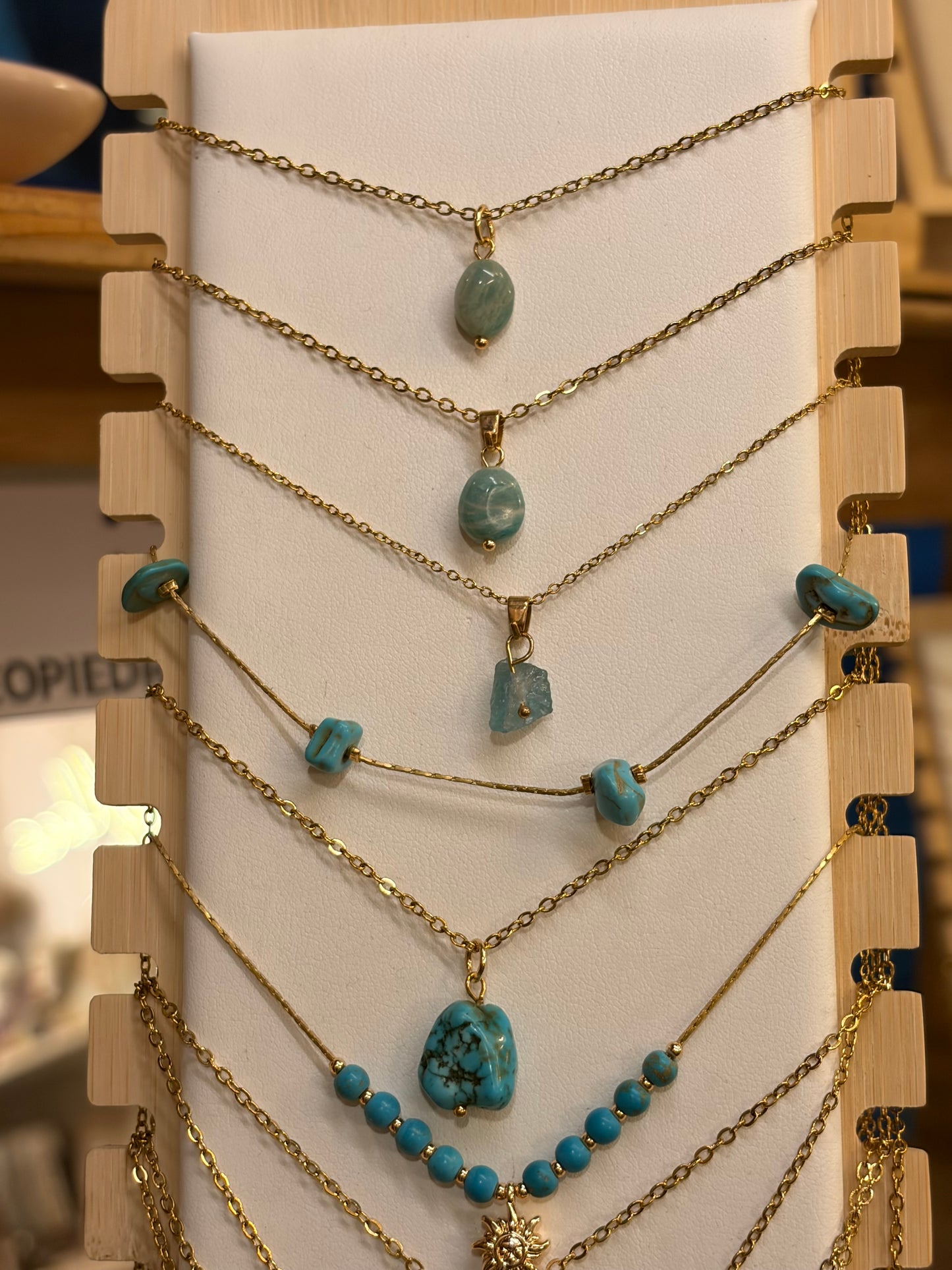 Stock de Bien de Ojo•Collar Mineral Sencillo Varios (copia)