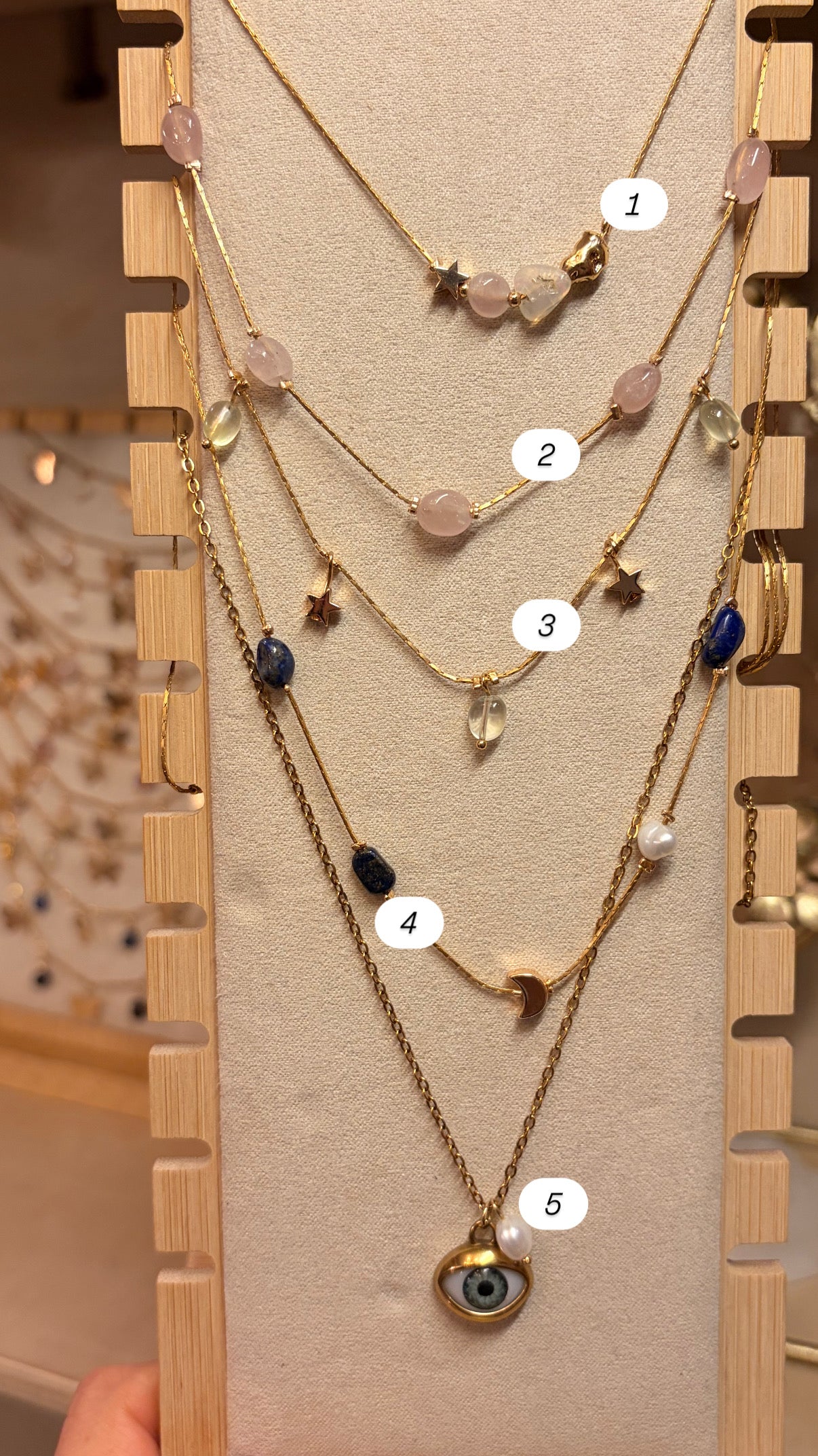 Stock de Bien de Ojo• Collares Varios