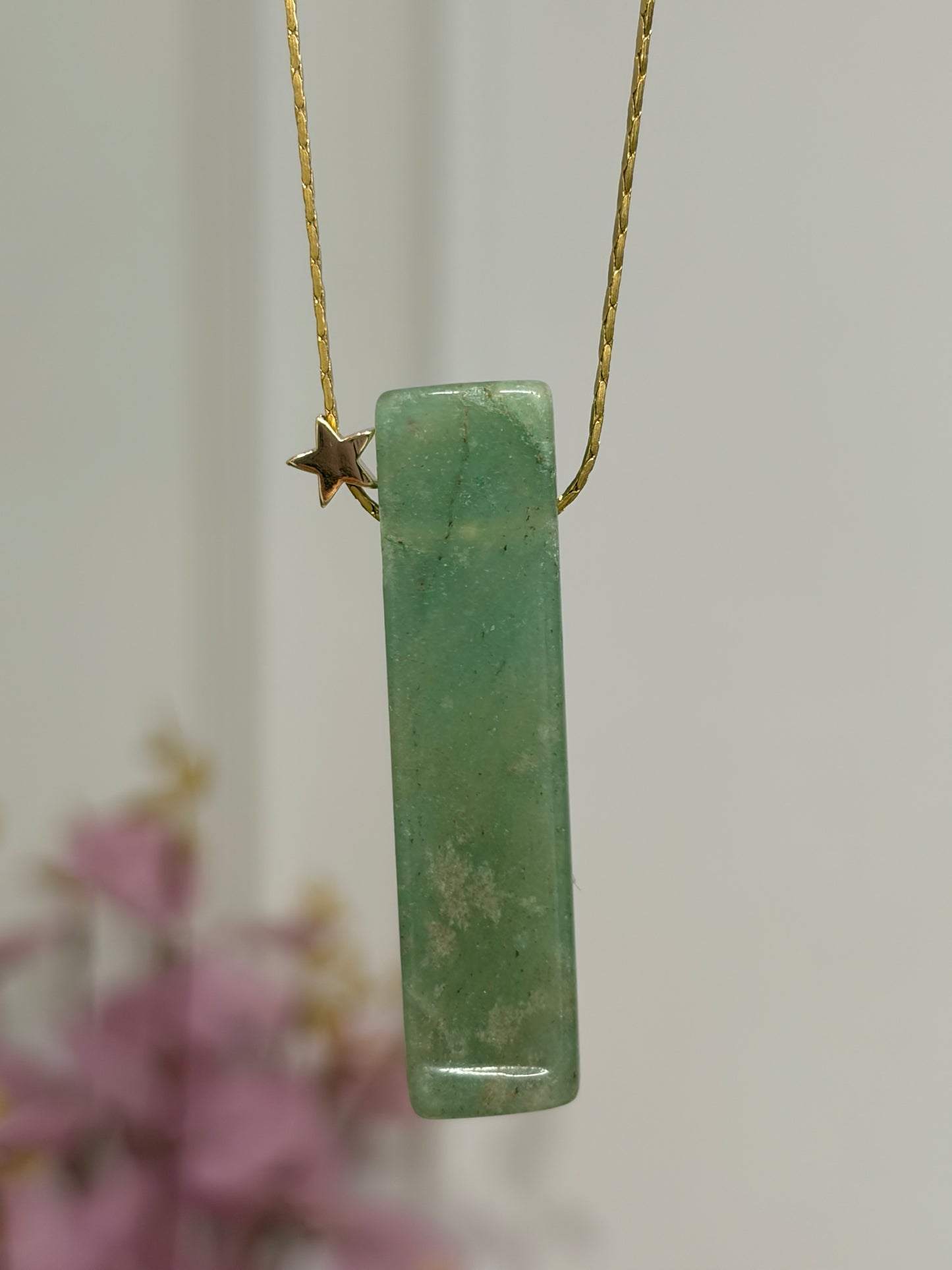 Cuarzo Verde Pendulo Salvaje • Brillos de Universo