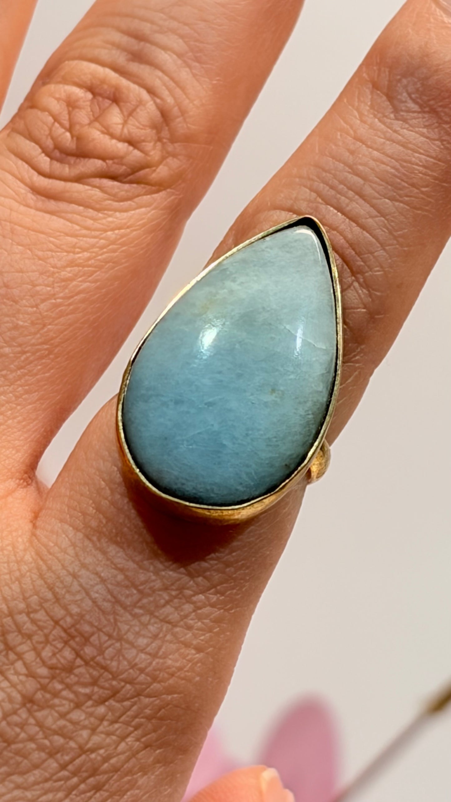 Anillo Aguamarina