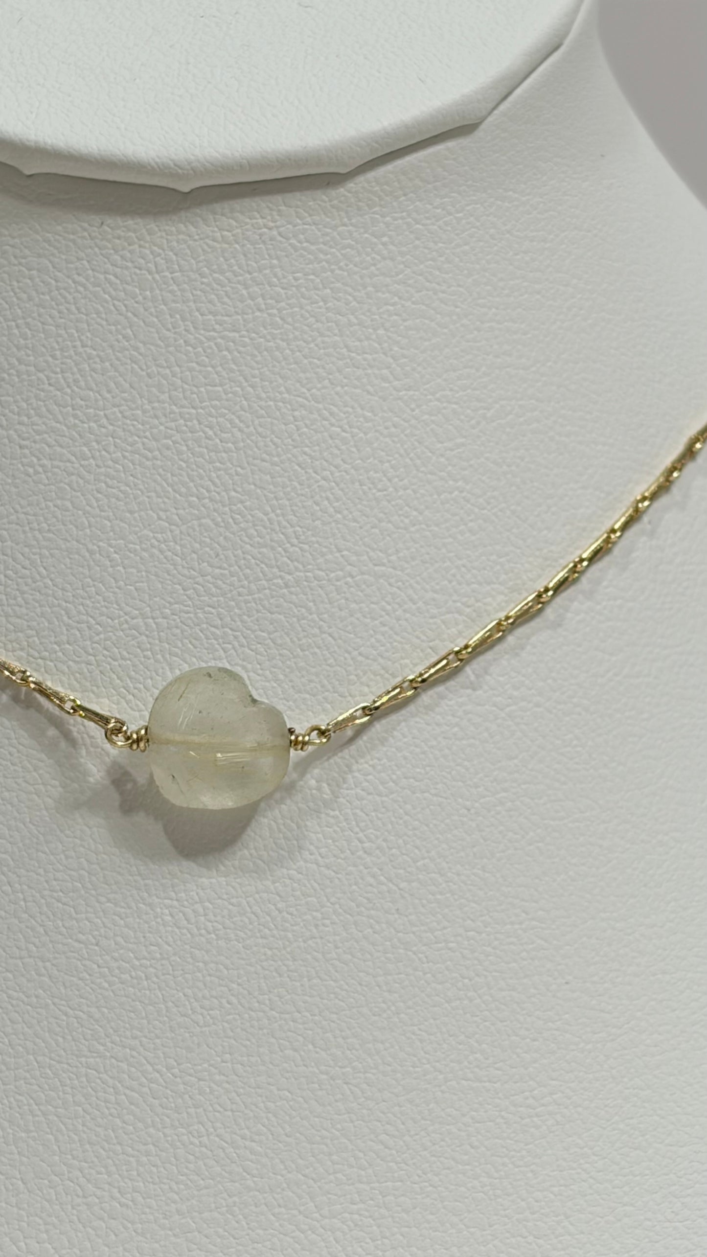 SHINE• Collar Cuarzo Rutilado Facetado