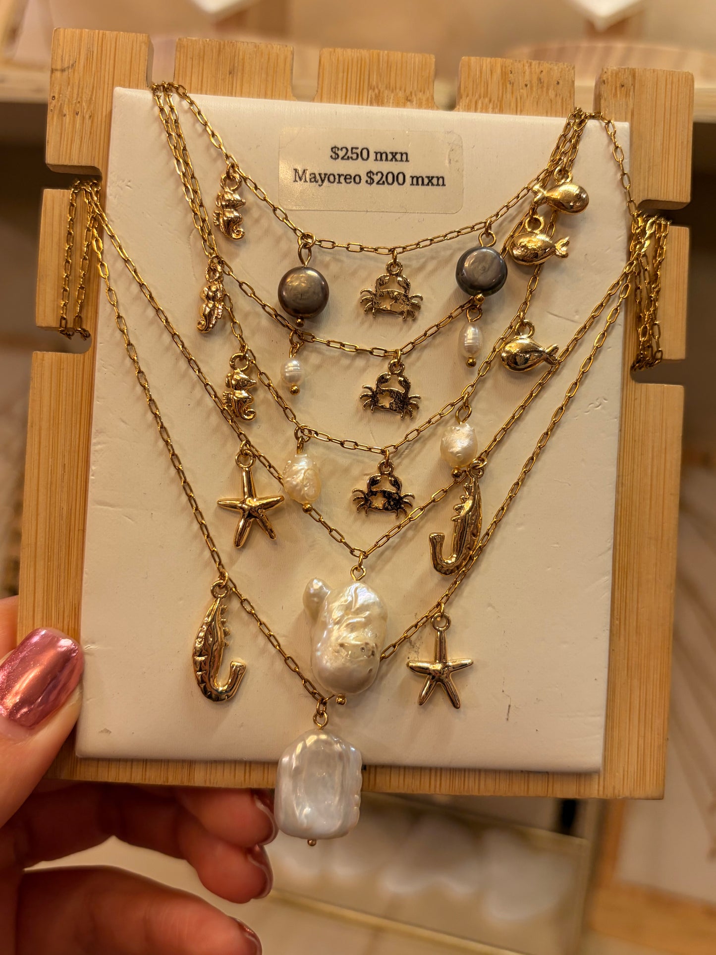 Stock de Bien de Ojo• Collares Marinos Varios