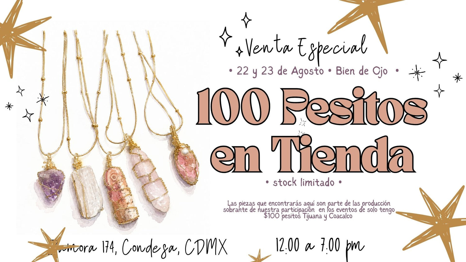 Venta Especial de $100 pesitos