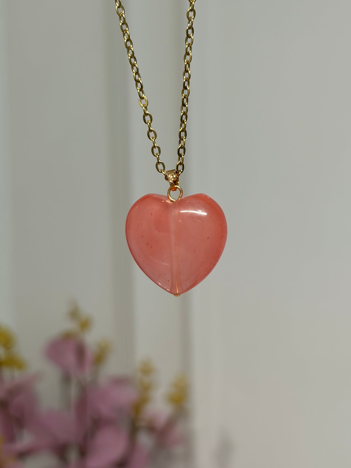 Collar Corazón de Cuarzo