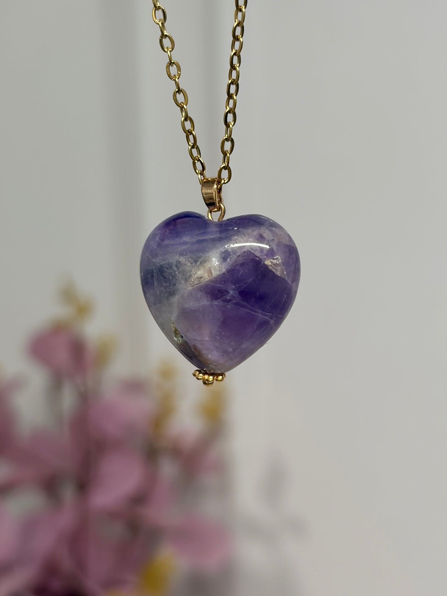 Collar Corazón de Cuarzo