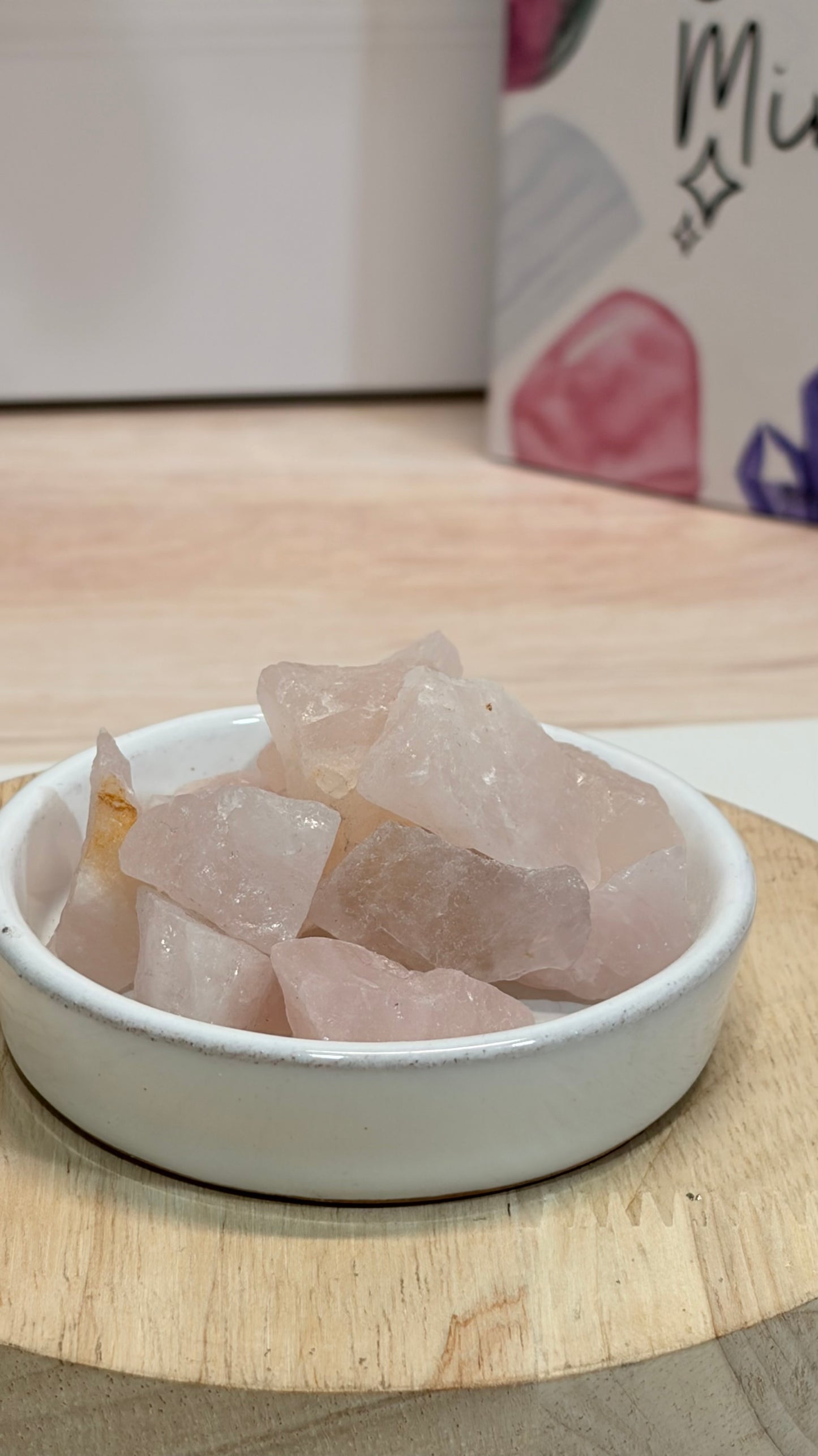 Cuarzo Rosa • Minerales en Bruto