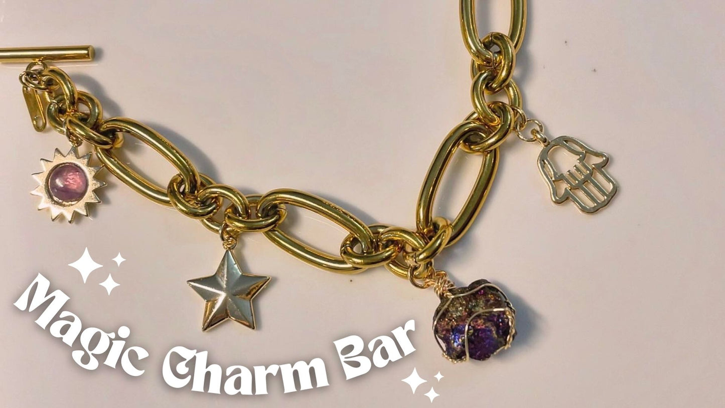 Magic Charm Chapa de Oro 10 k