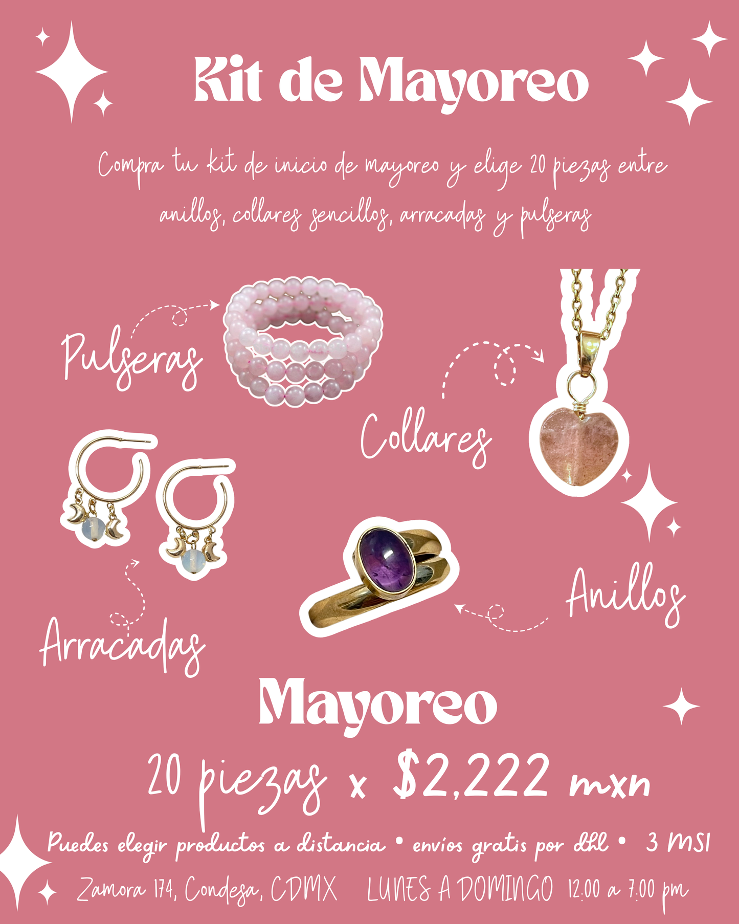 Kit de Mayoreo  20 piezas