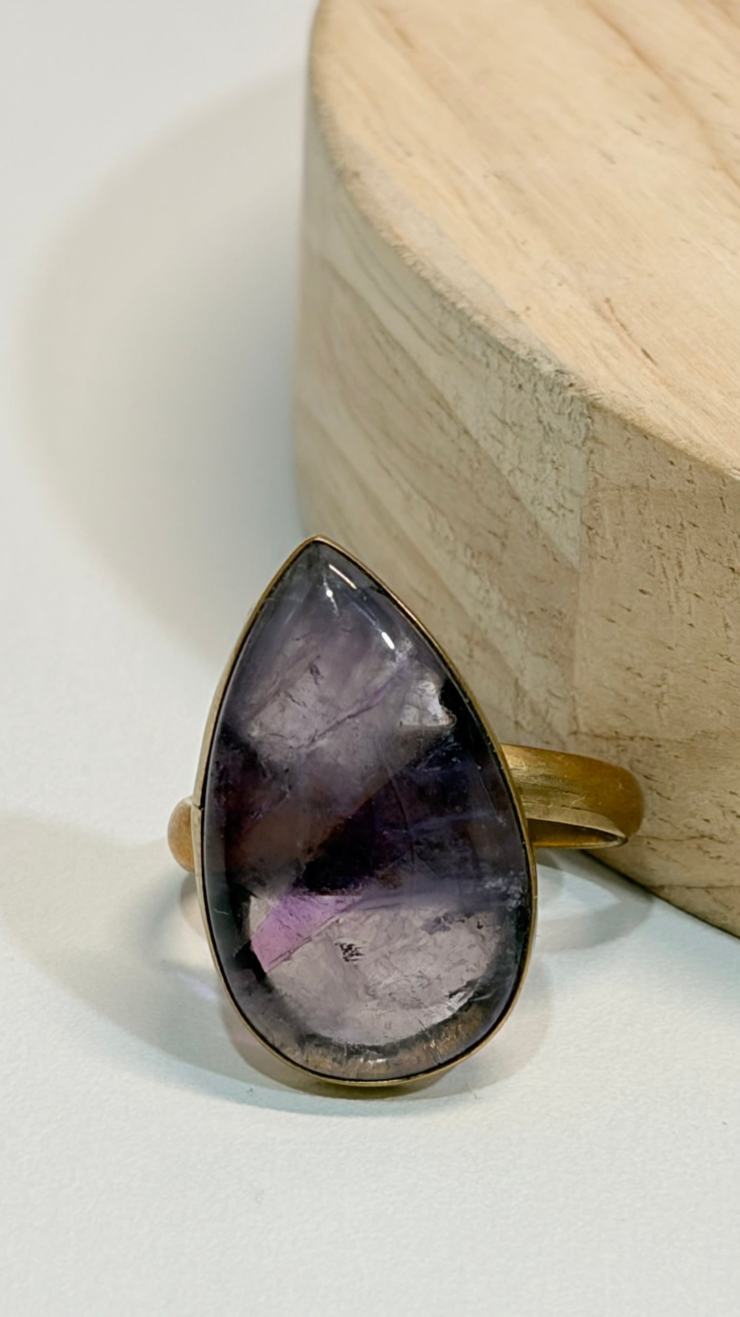 Anillo Gota Amatista