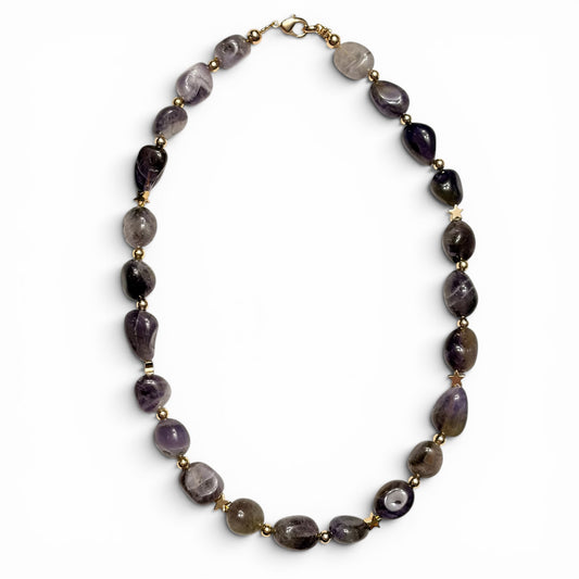 Gargantilla Chunky • Amatista Boleada