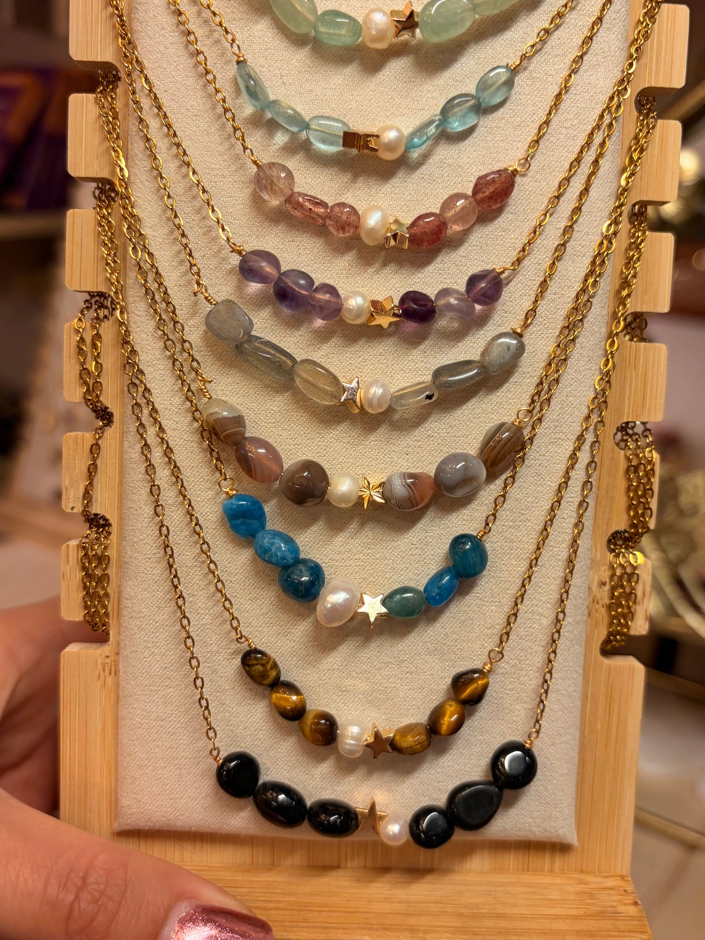 Stock de Bien de Ojo• Collar Perla Mágica