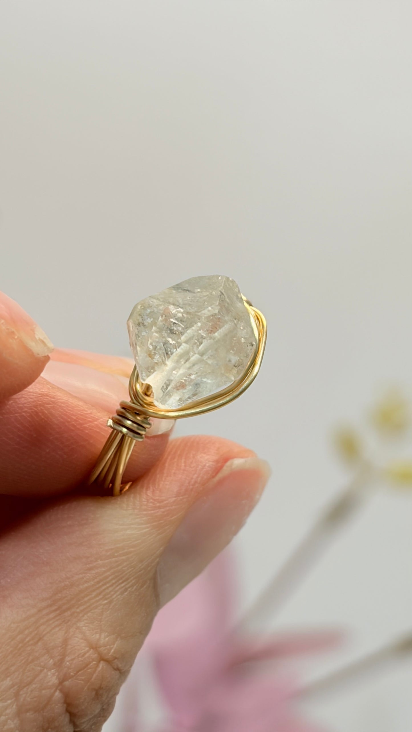 Anillo de Diamante  Herkimer
