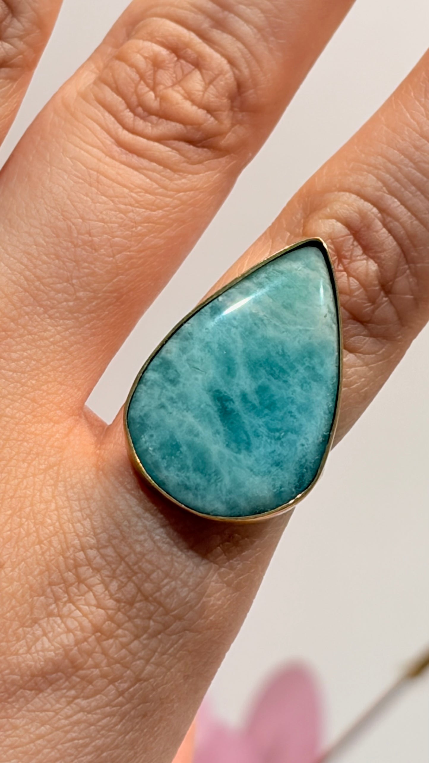 Anillo de Amazonita