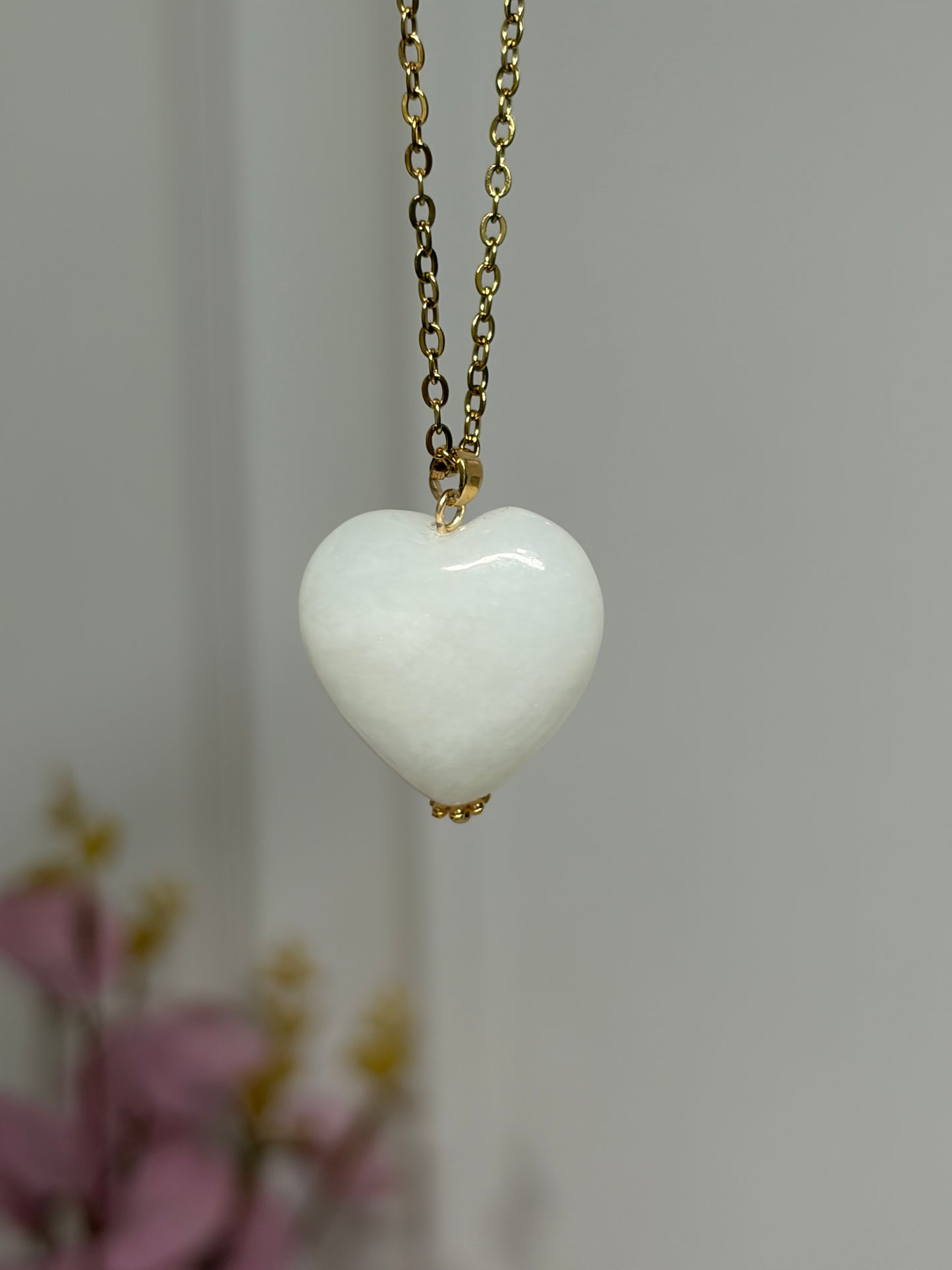Collar Corazón de Cuarzo