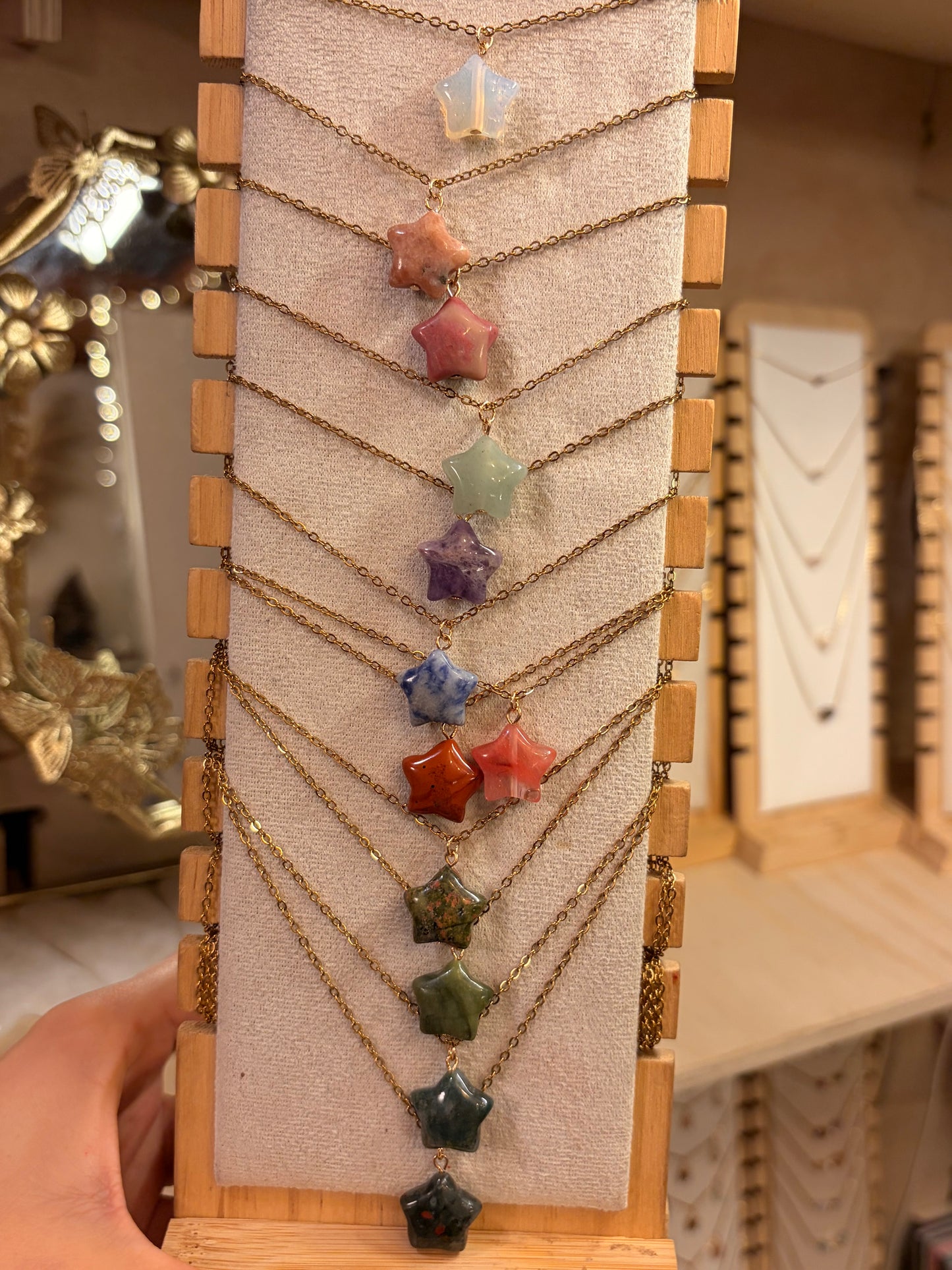 Stock de Bien de Ojo • Collar Estrella de Cuarzo