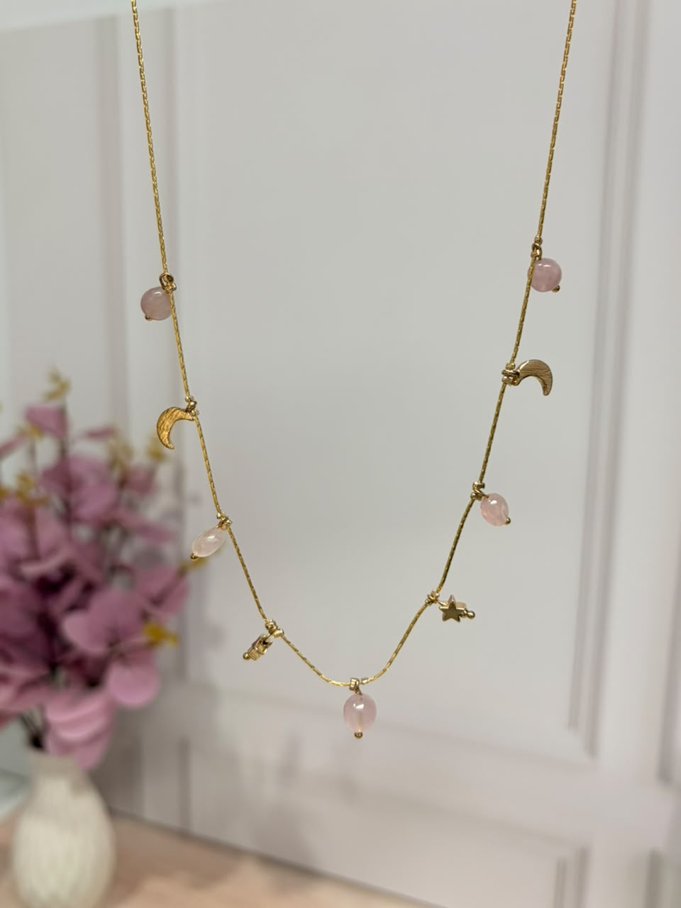 Collar Constelación de  Cuarzo