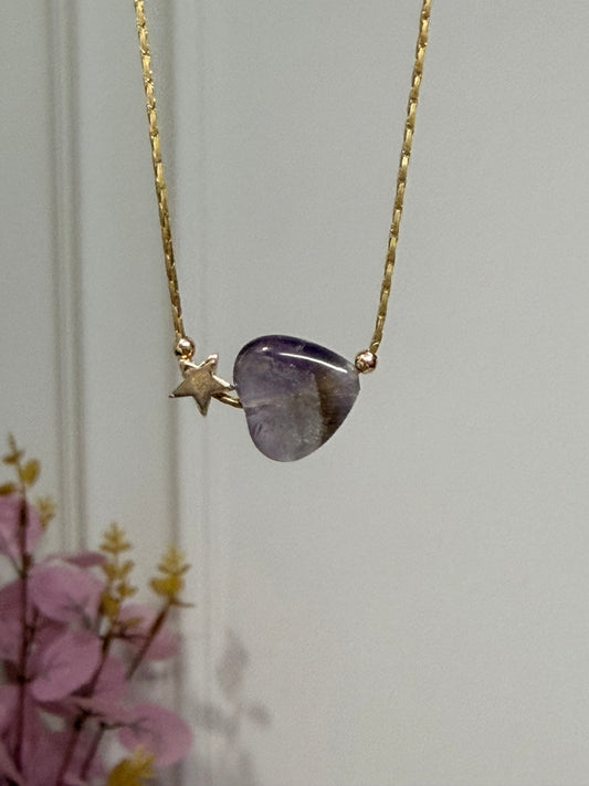 Amatista Corazón • Brillos de Universo