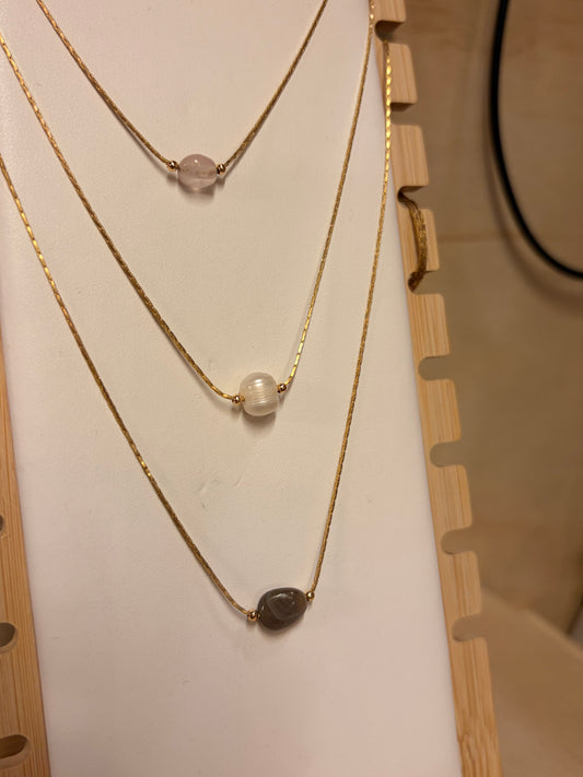 Stock de Bien de Ojo• Collar Nugget de Cuarzo