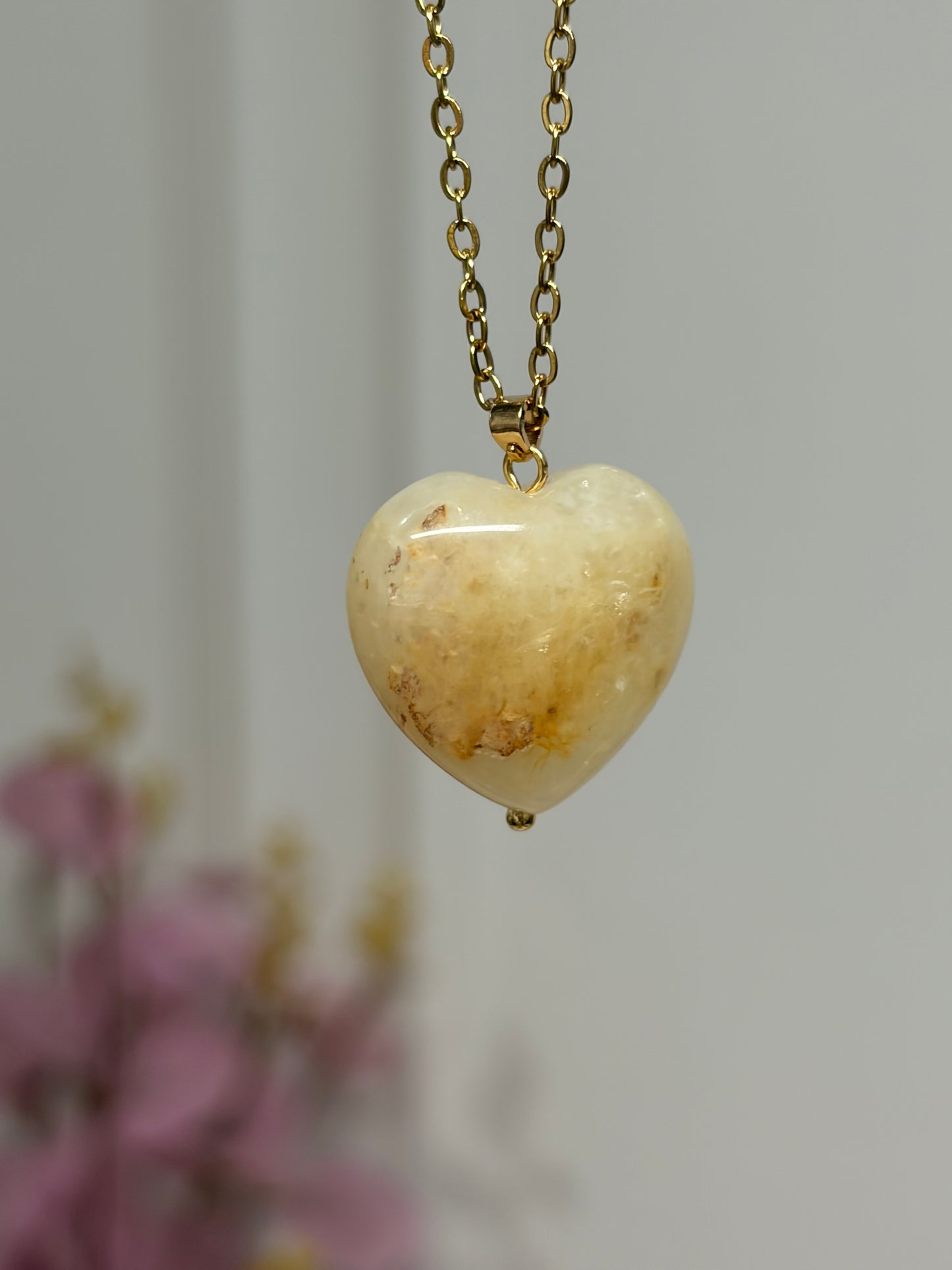 Collar Corazón de Cuarzo