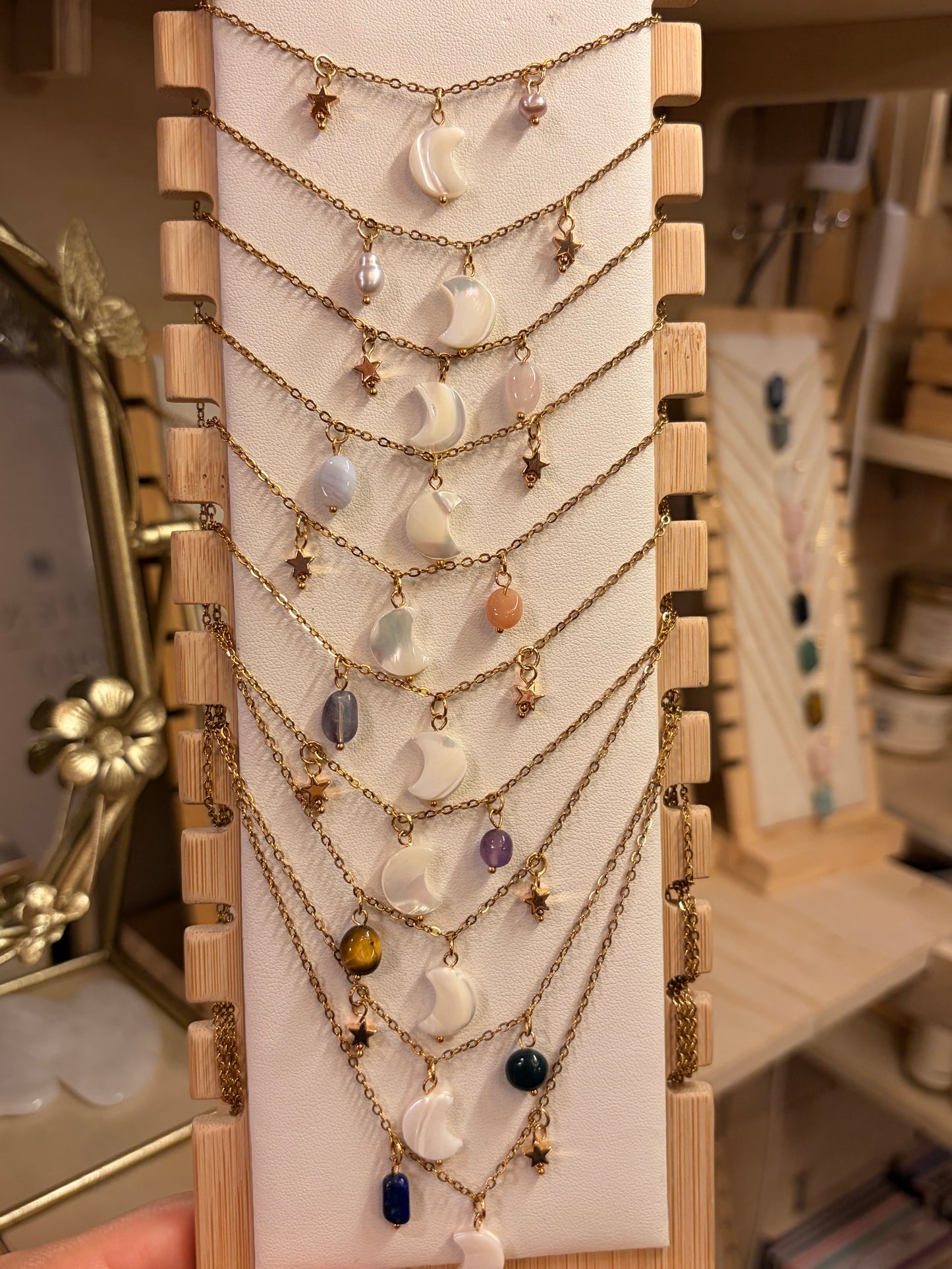 Stock de Bien de Ojo •Collar Luna de Mar