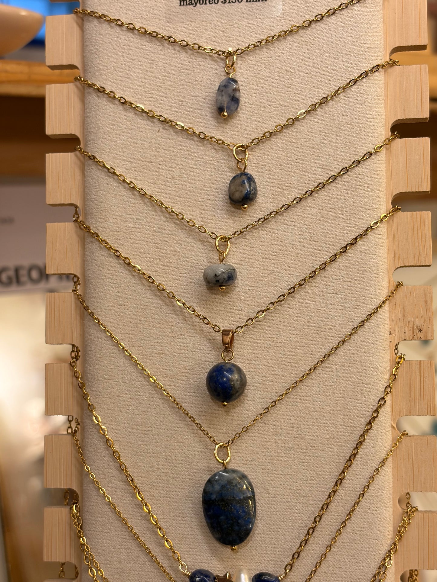 Stock de Bien de Ojo •Collar Mineral Sencillo Varios