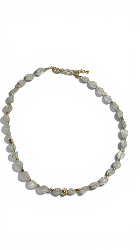 Gargantilla Chunky° Diamante Herkimer.