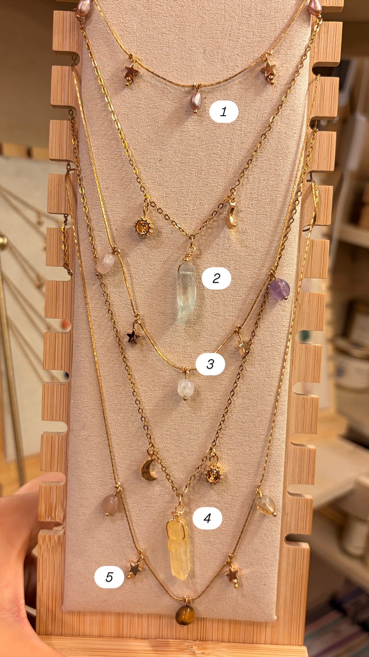 Stock de Bien de Ojo•Collares Varios