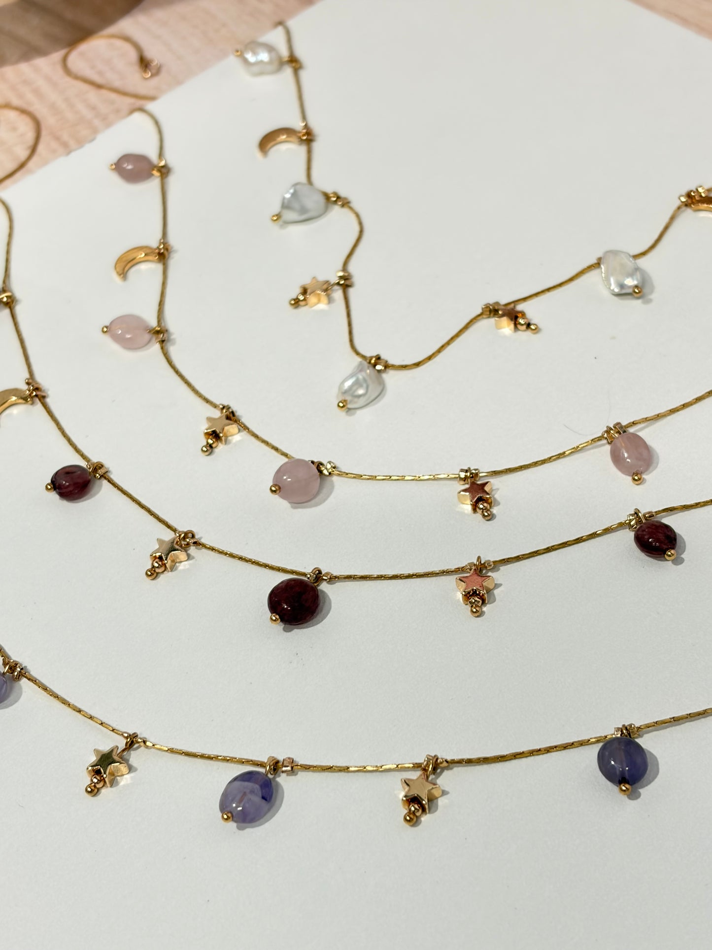 Collar Constelación de  Cuarzo