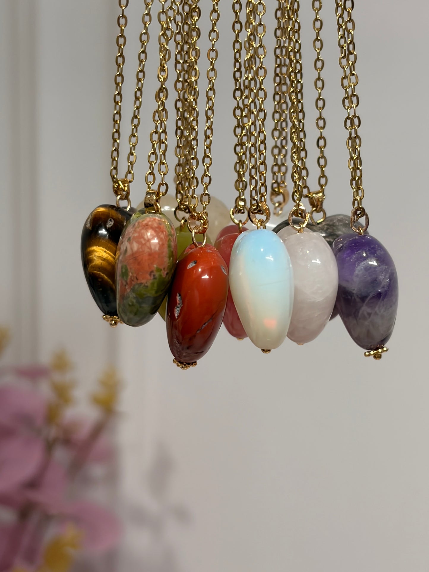 Collar Corazón de Cuarzo