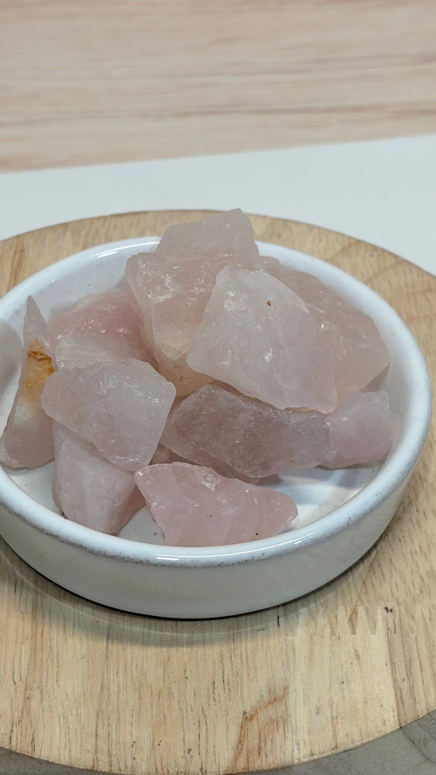 Cuarzo Rosa • Minerales en Bruto