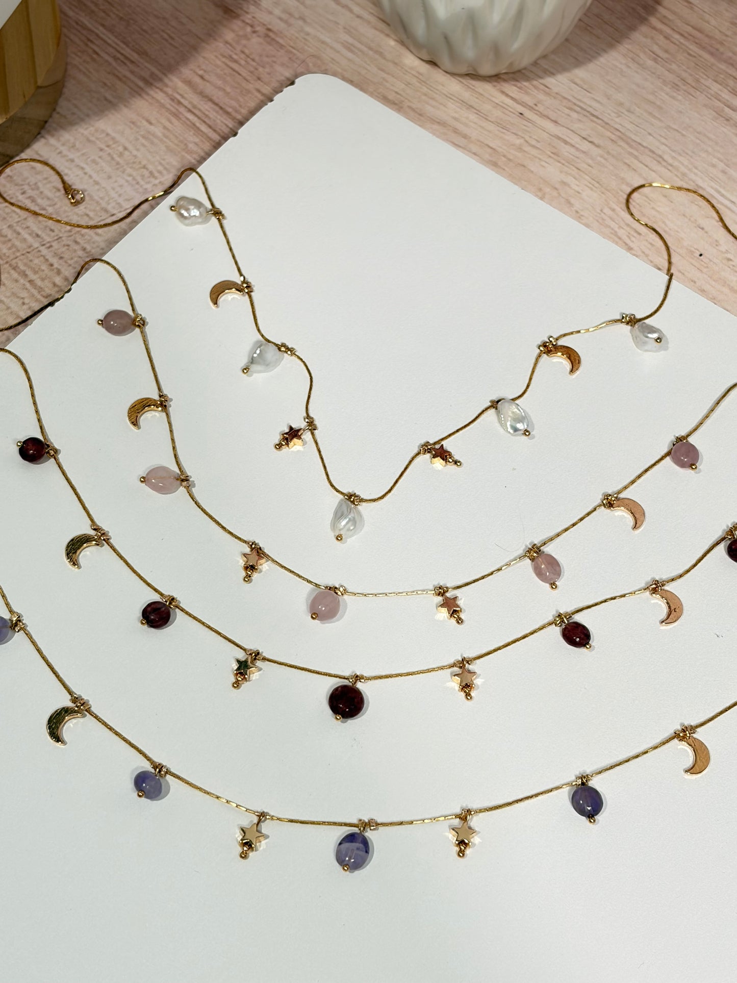 Collar Constelación de  Cuarzo
