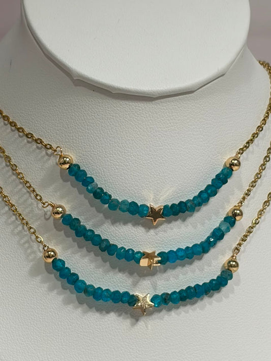 Collar Apatito Azul Estrella