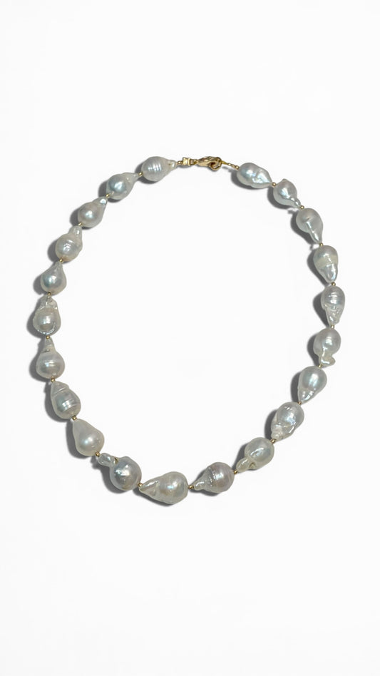 Gargantilla Chunky° Perla Barroca.