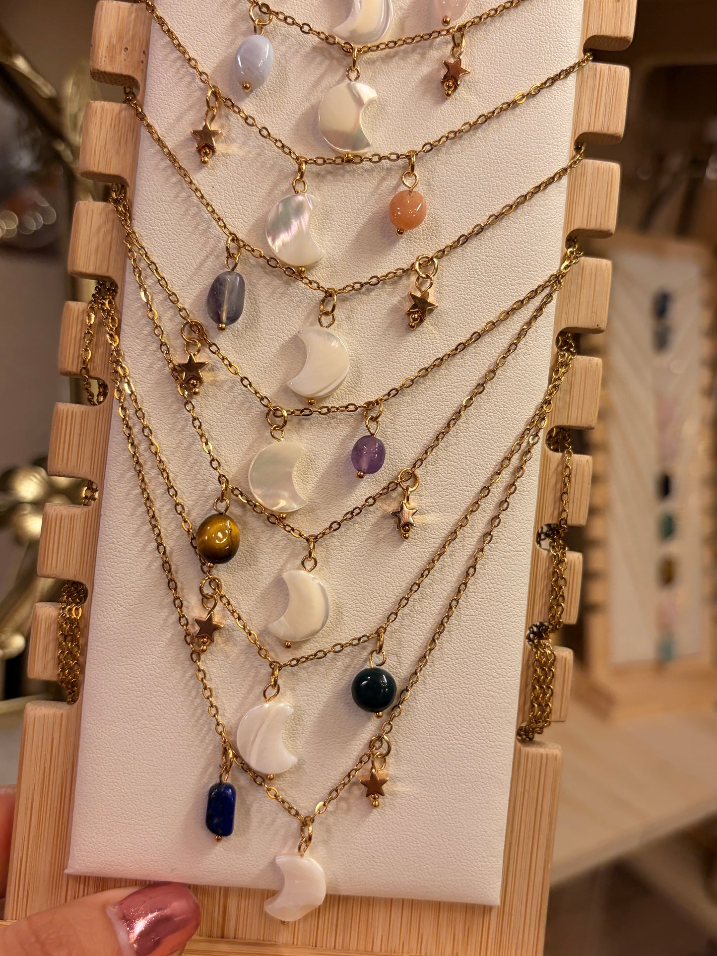 Stock de Bien de Ojo •Collar Luna de Mar