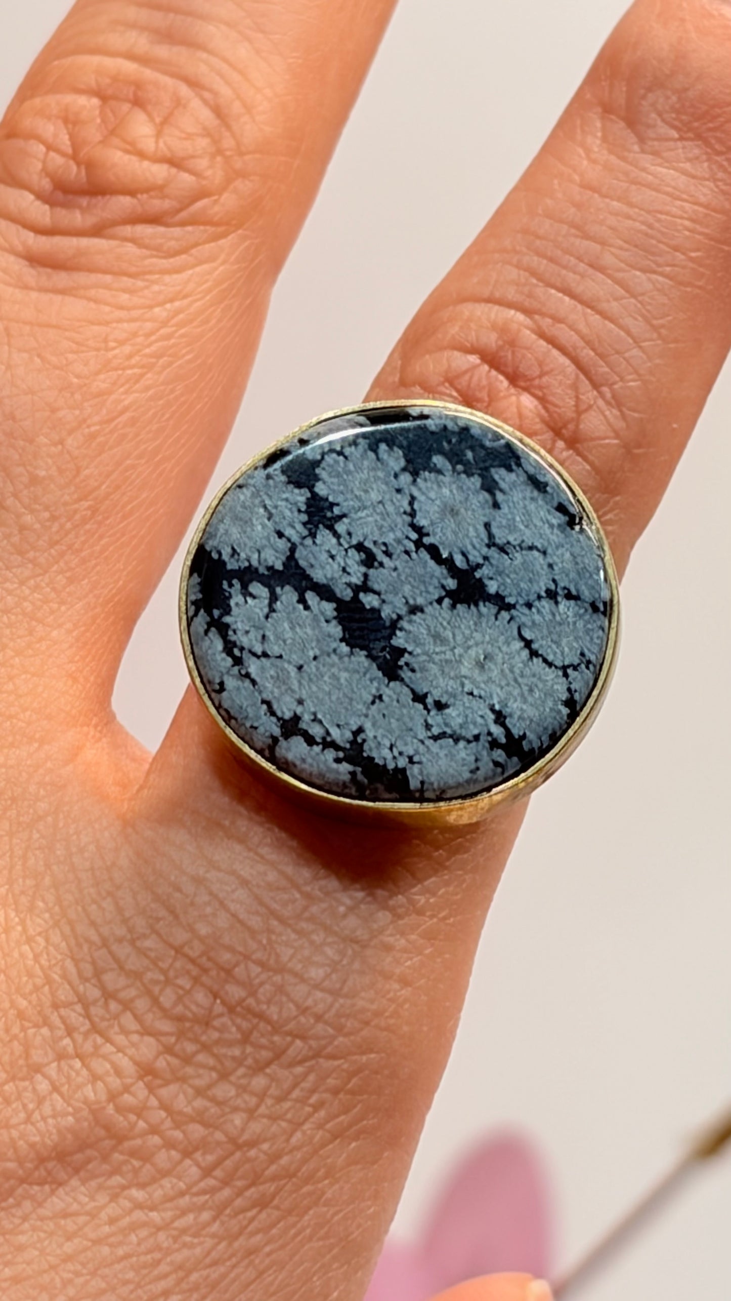 Anillo Obsidiana Nevada.
