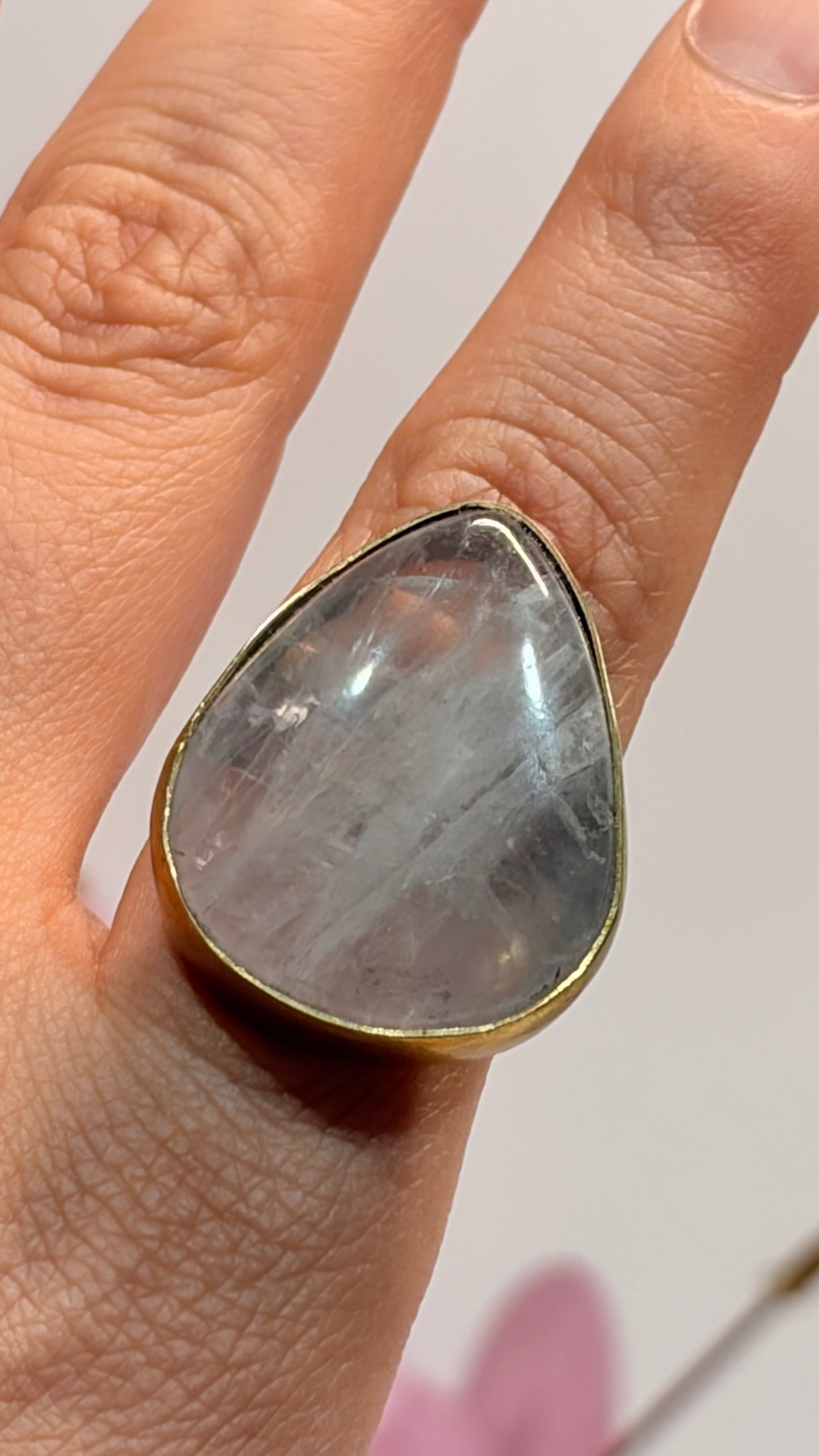 Anillo Cuarzo Rosa