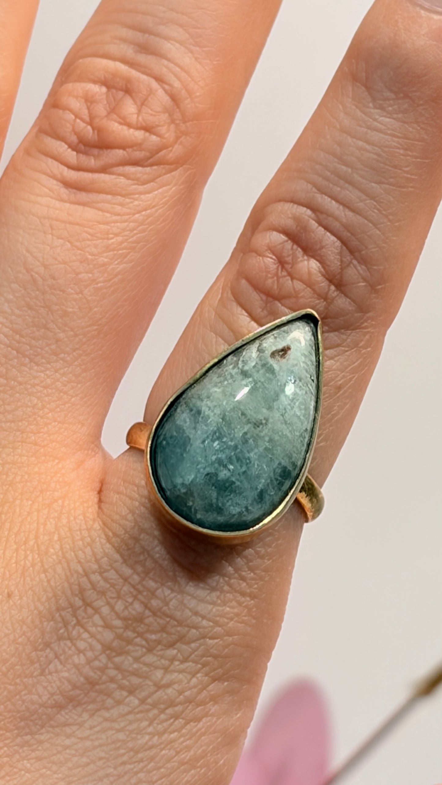 Anillo Aguamarina