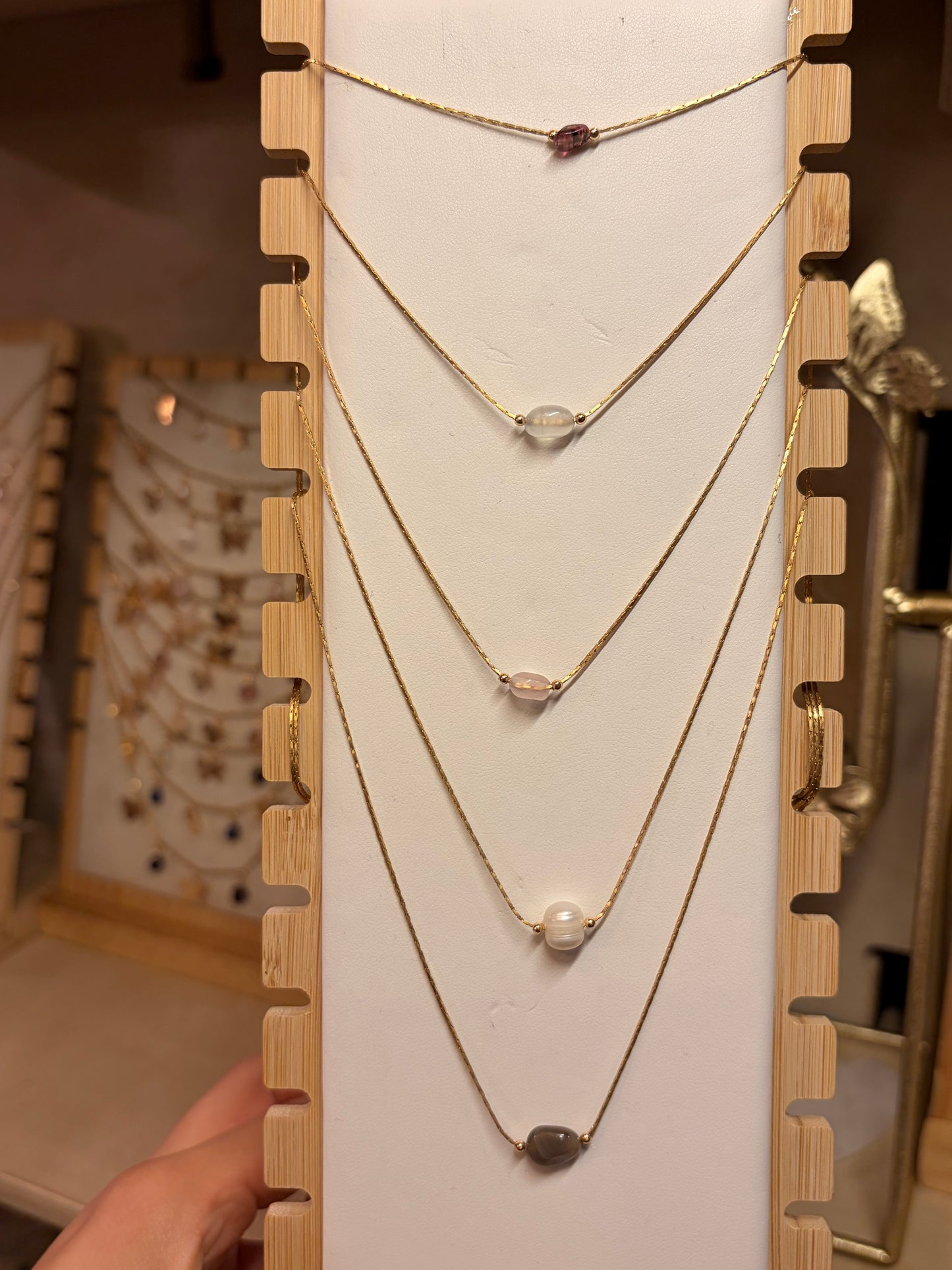 Stock de Bien de Ojo• Collar Nugget de Cuarzo