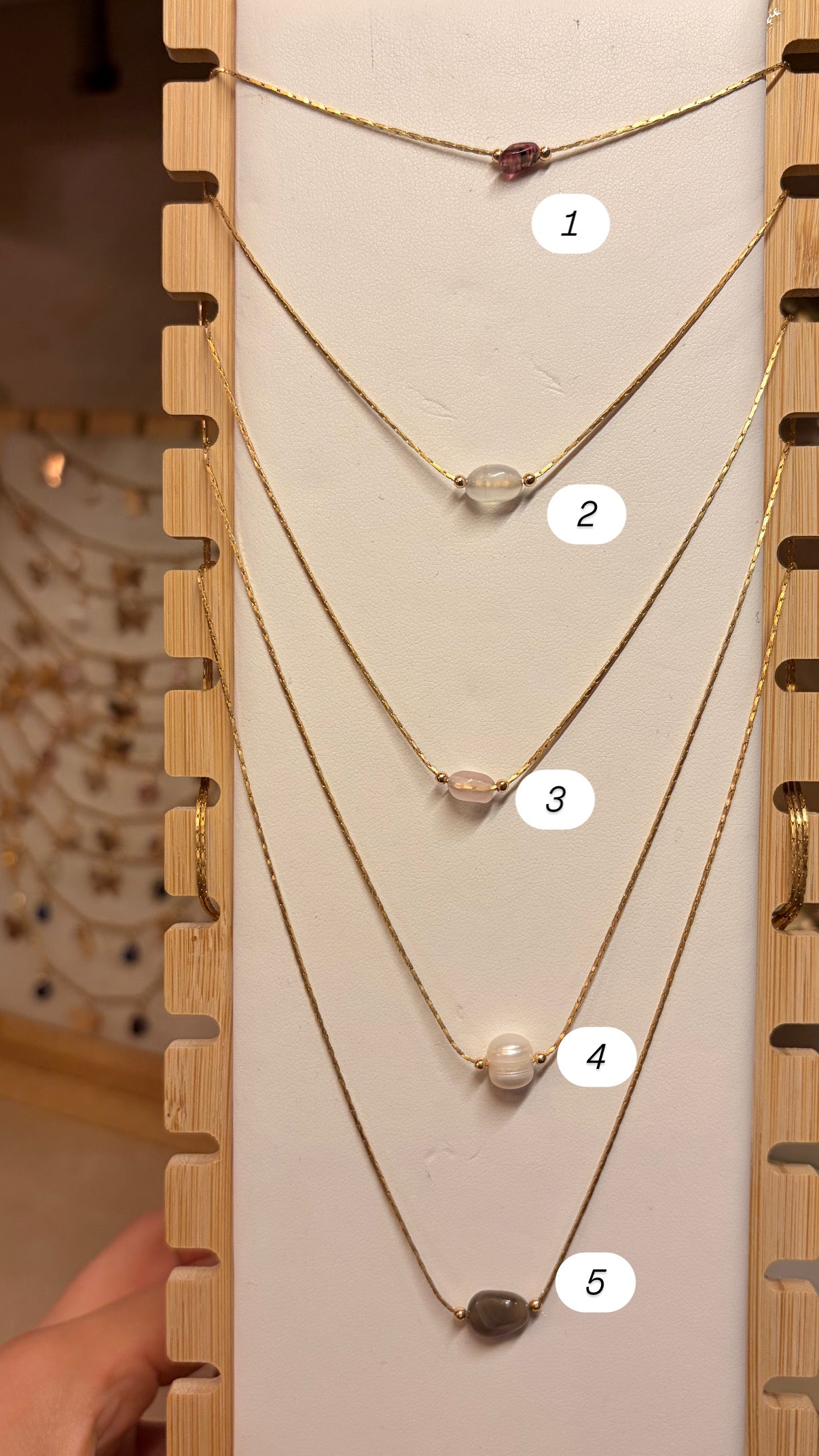 Stock de Bien de Ojo• Collar Nugget de Cuarzo