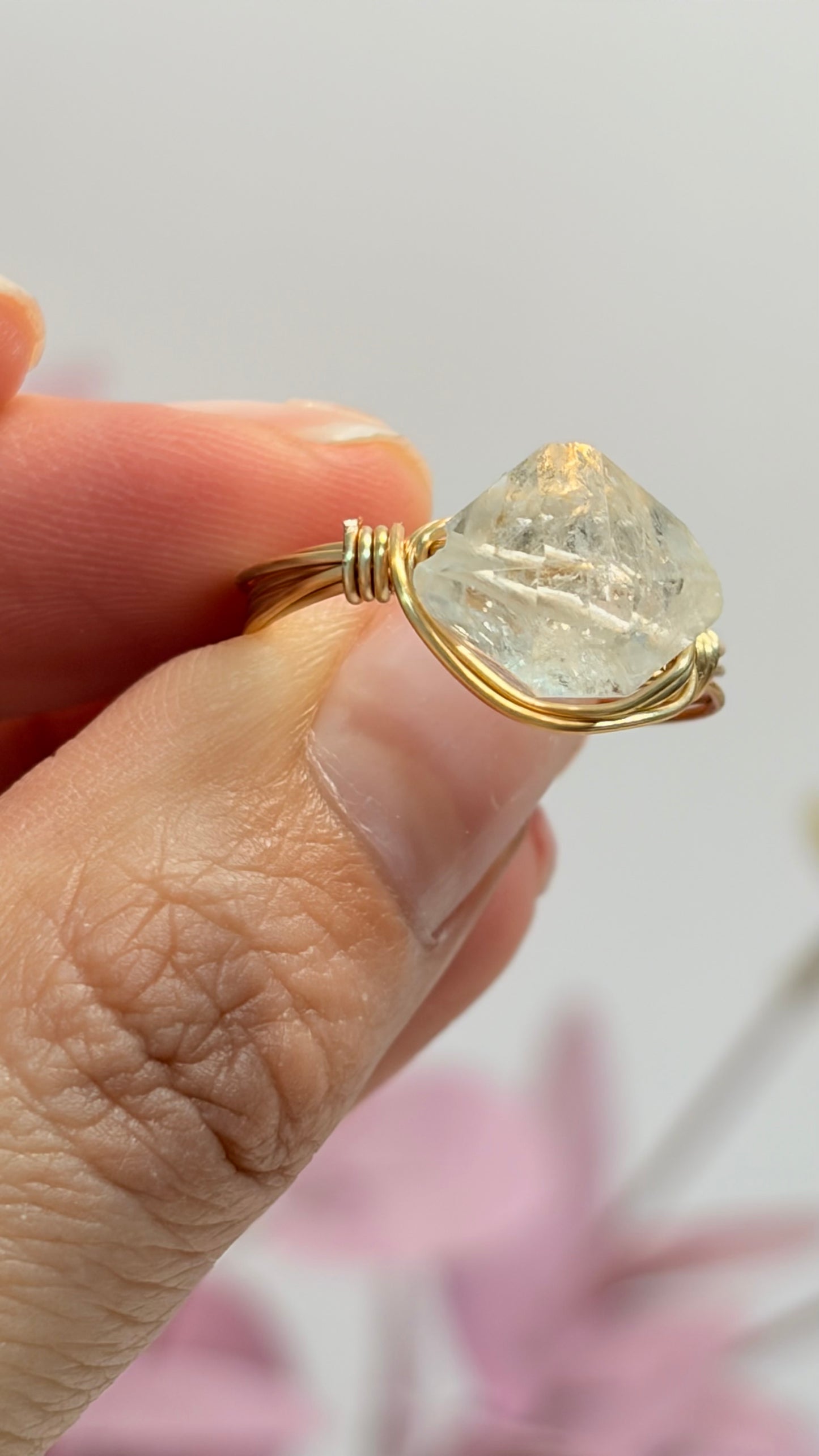 Anillo de Diamante  Herkimer