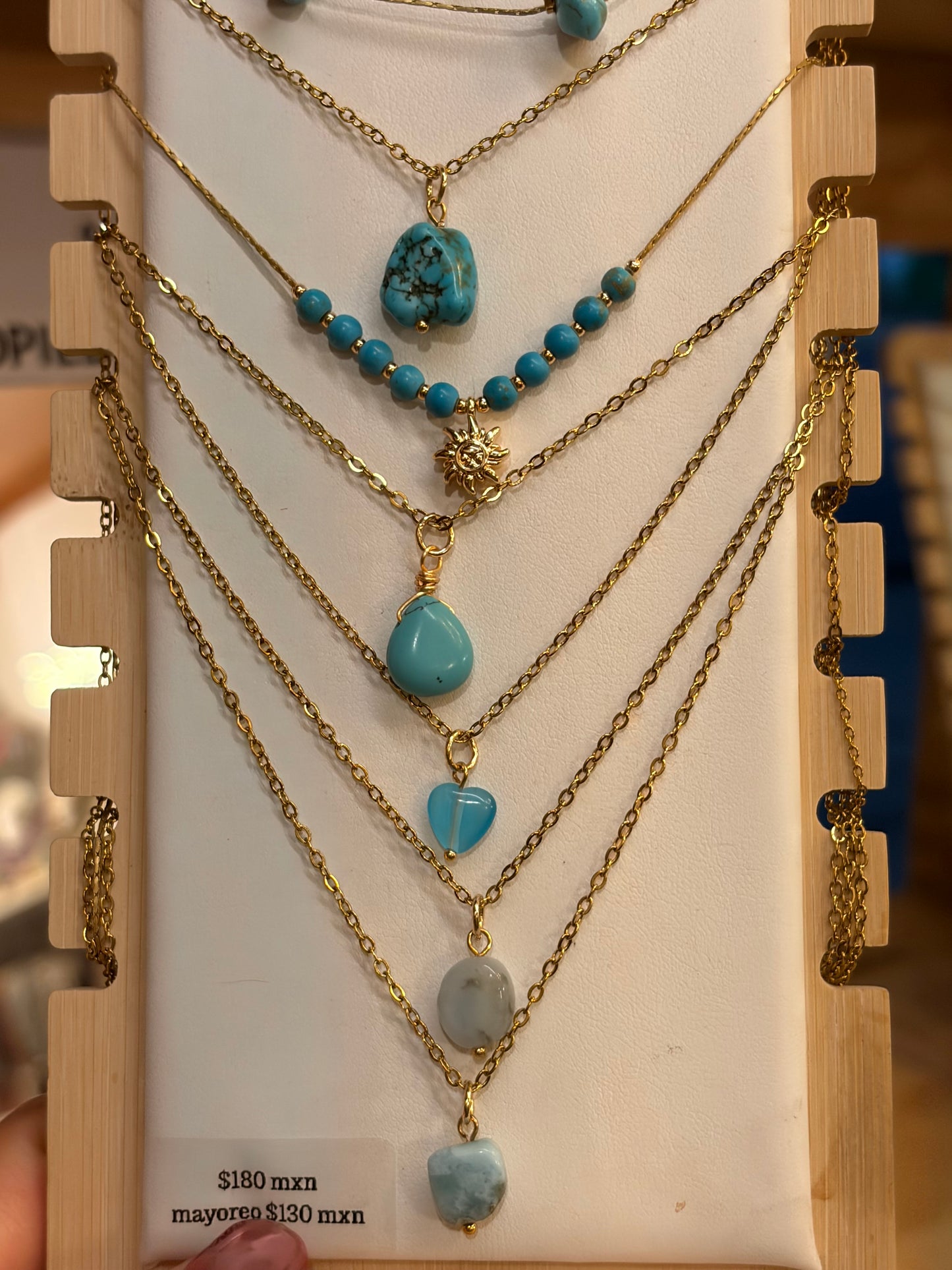 Stock de Bien de Ojo•Collar Mineral Sencillo Varios (copia)