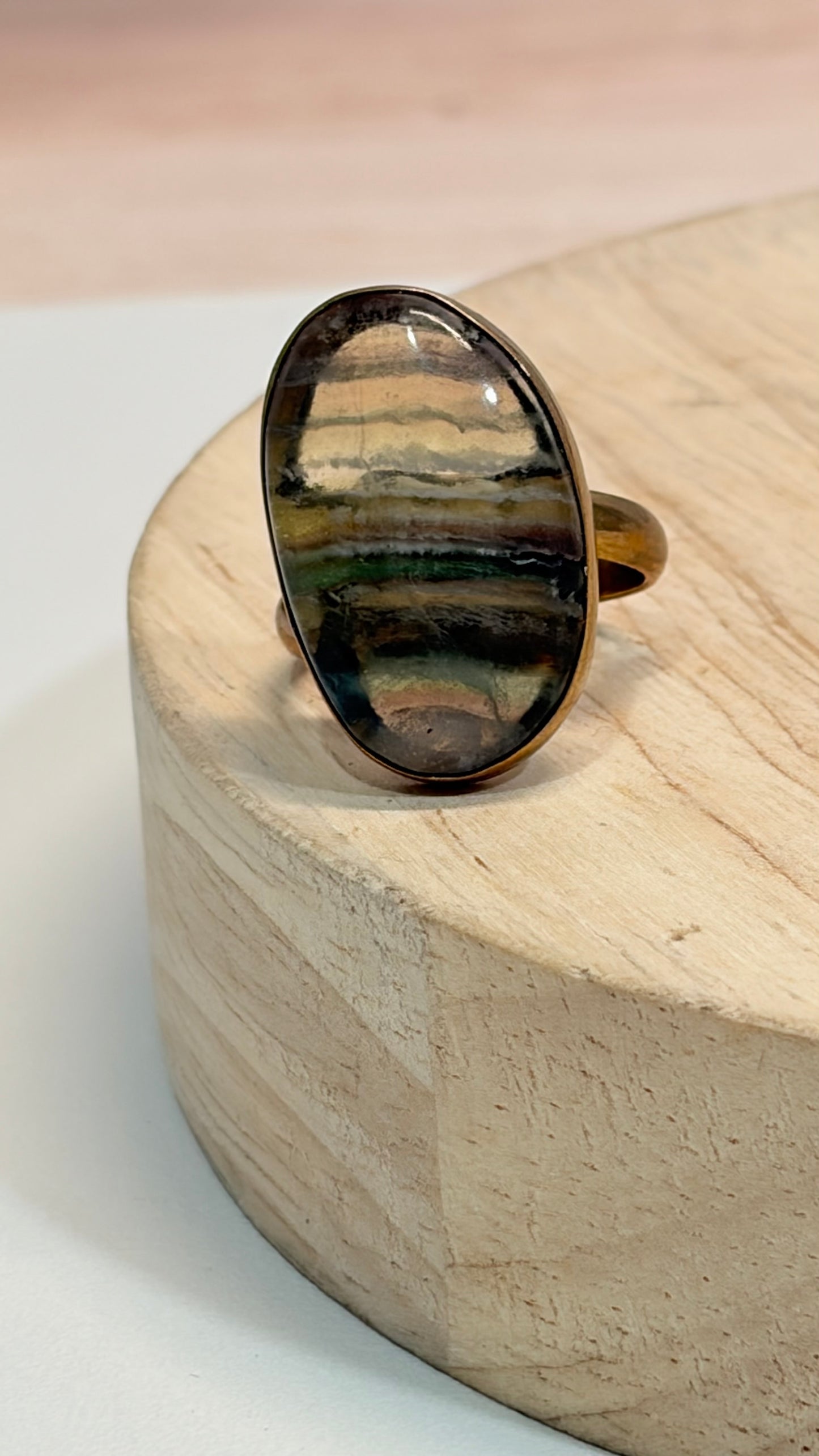 Anillo Fluorita