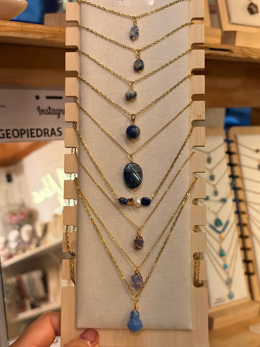 Stock de Bien de Ojo •Collar Mineral Sencillo Varios