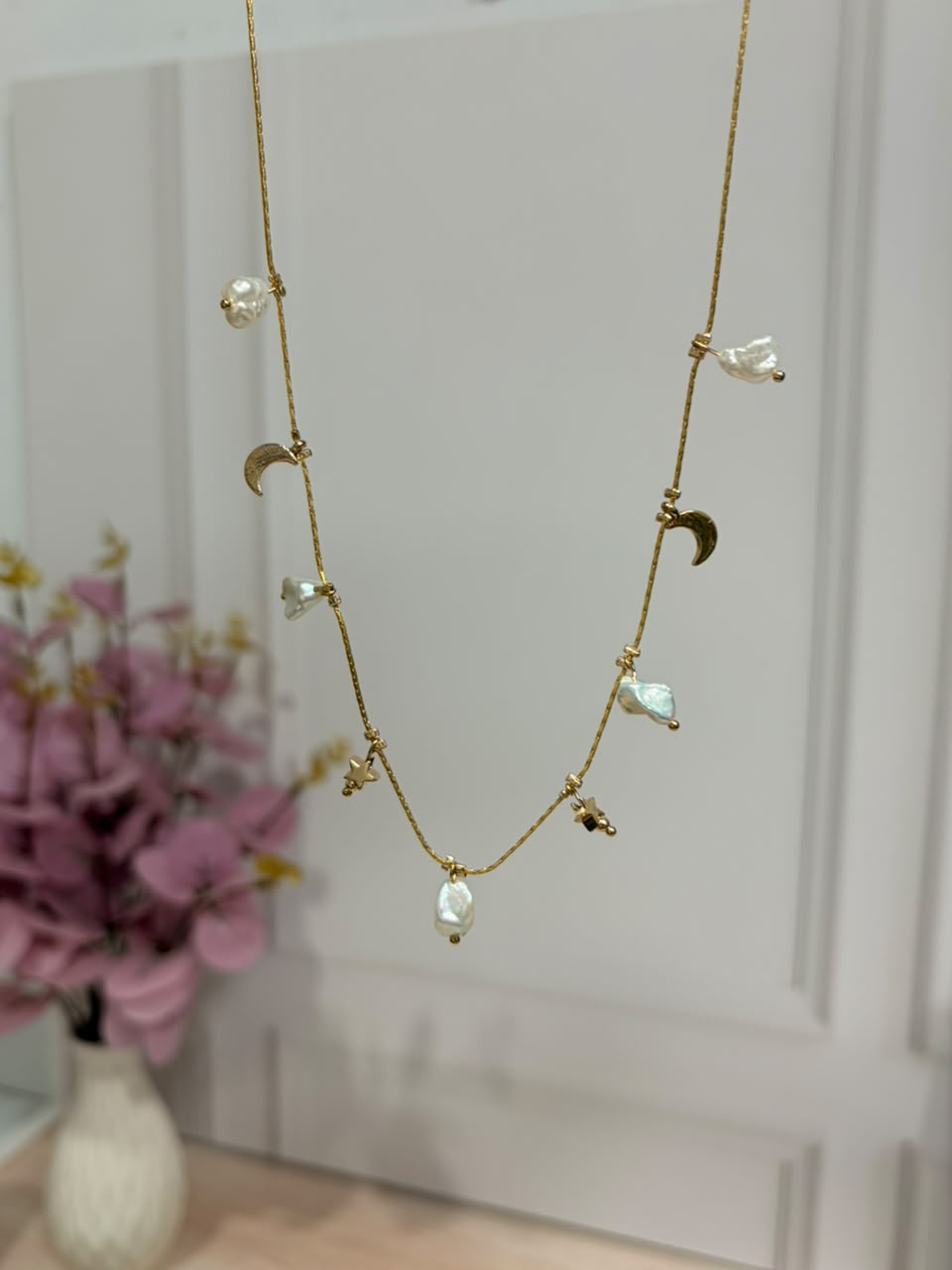 Collar Constelación de  Cuarzo