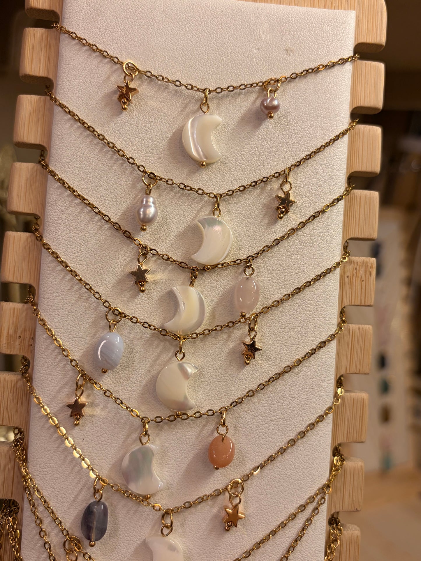 Stock de Bien de Ojo •Collar Luna de Mar