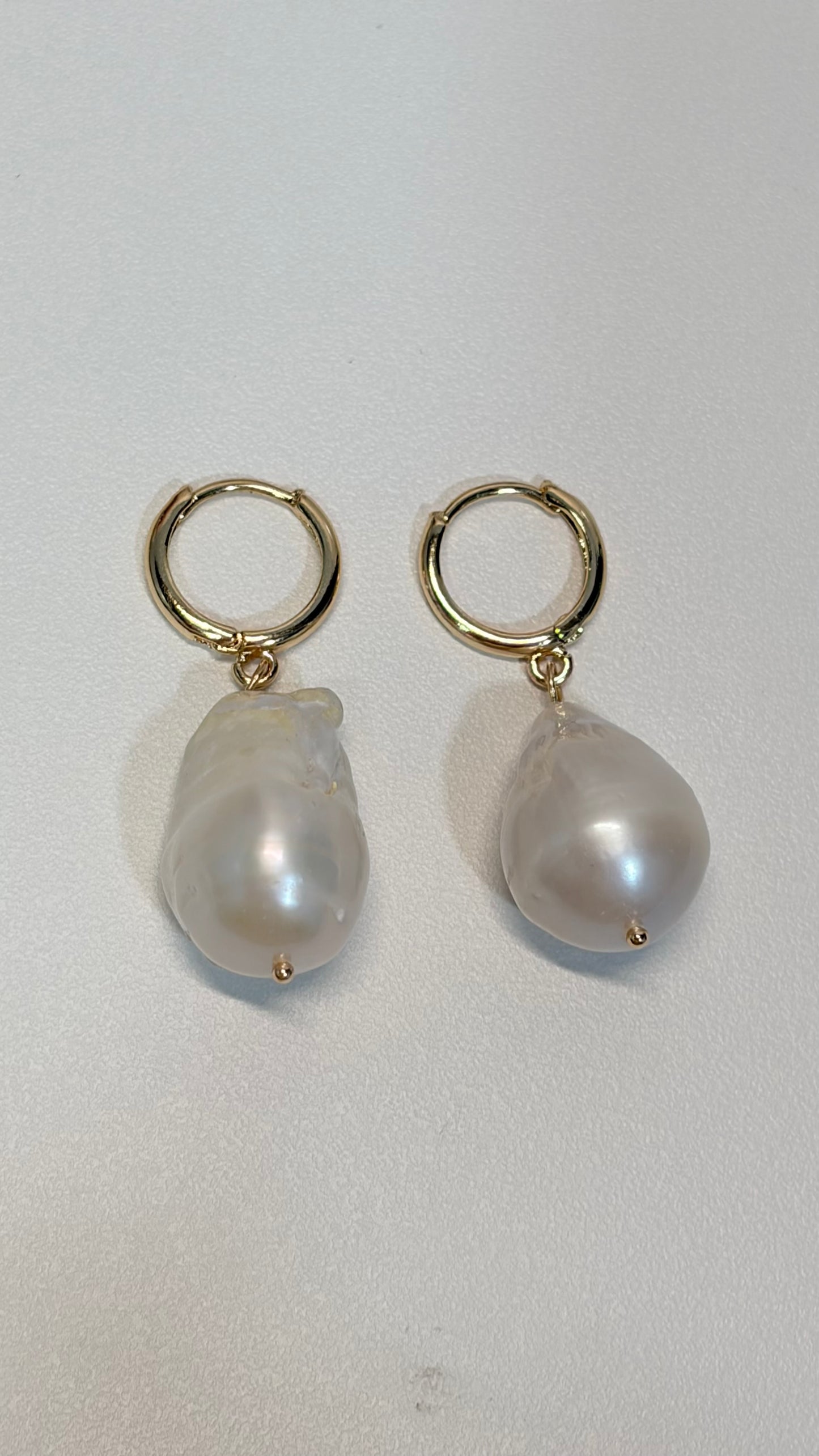 Aretes Perla Barroca