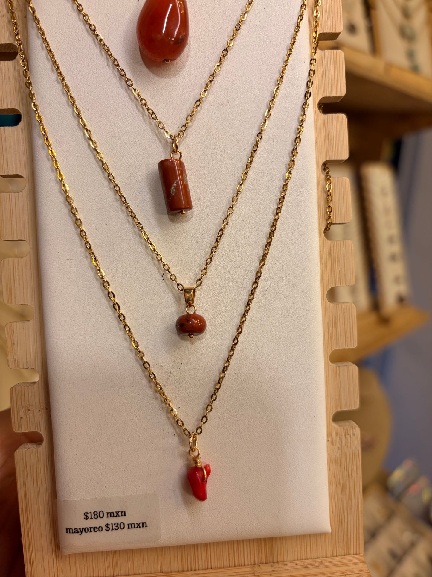 Stock de Bien de Ojo•Collar Mineral Sencillo Varios