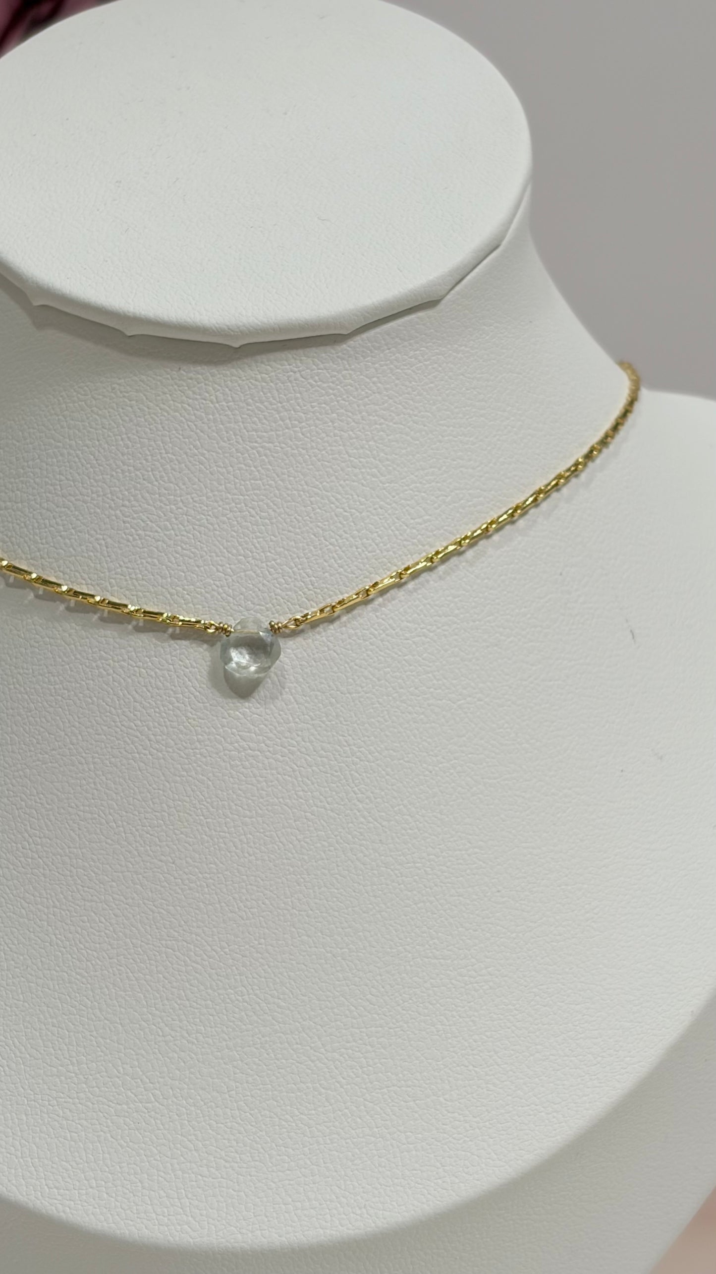 SHINE• Collar Vermarina Facetado