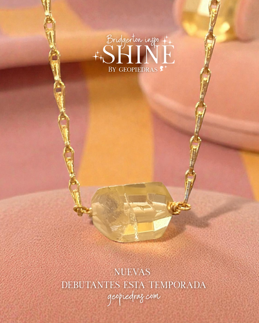 Nueva Debutante ✨ Miss Clementine Goldleaf ✨ Cuarzo Limón
